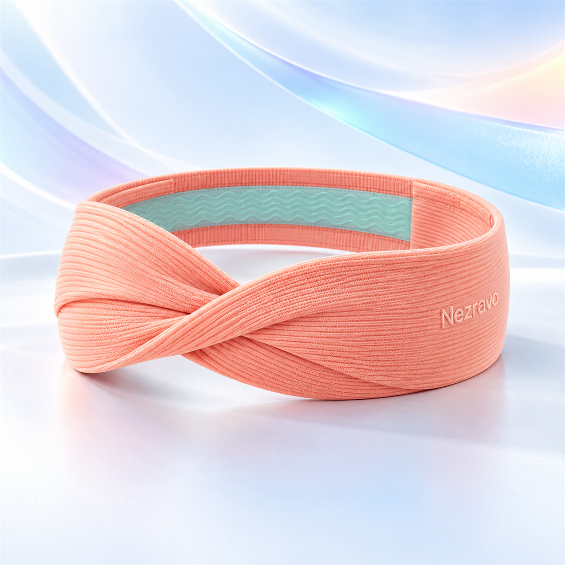 Nezravo Peach Twist Headband