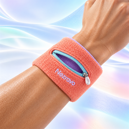 Nezravo Coral Pocket Wristband