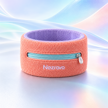 Nezravo Coral Pocket Wristband
