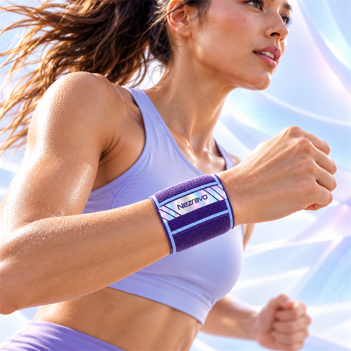 Nezravo Striped Training Wristband